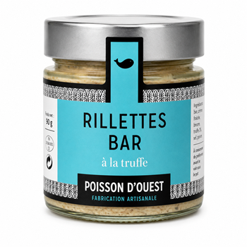 Rillettes vom Wolfsbarsch mit Trüffeln im Glas – bretonische Feinkost